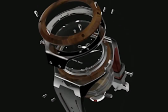 do 3d watch animation 3d watch design 3d watch 3d watch industrial animation
