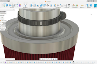 design simple 3d models or cad parts using fusion 360