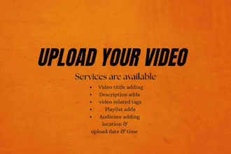 upload professionally youtube video