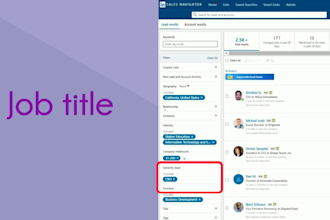 build b2b contact list, linkedin contact list using sales navigator