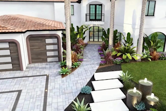 do backyard landscape design garden pool patio fireplace front yard terrace
