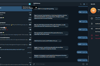 build telegram bots for your channel, business, and marketing