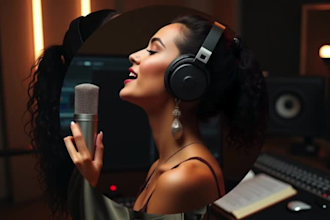 be your female singer for pop, rock, edm, jazz songs