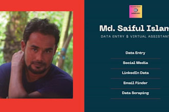 data input, web research, internet and browser,  instagram research