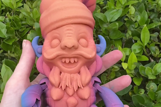 articulated 3d toys model for 3d printing