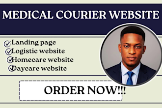 medical courier cargo website courier website medical website homecare website