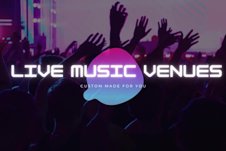 create a database of live music venues for your genre and city