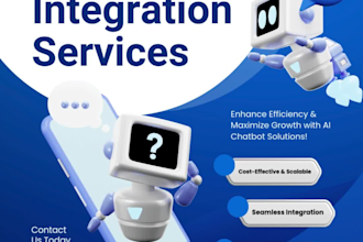 build a custom ai chatbot for website, mobile app, whatsapp, or business