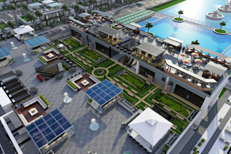 design 3d render master plan, site plan, landscape architect