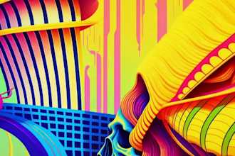 create animated trippy psychedelic visuals for your music