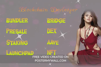 develop dex presale staking launchpad bridge bundler aave on solana bsc ethereum