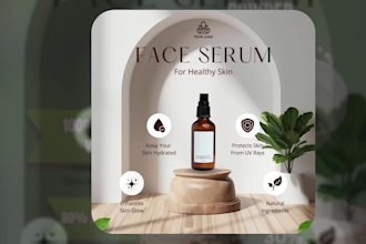 design social media posters, product banners, or ads