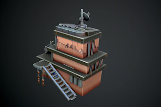 design amazing isometric explainer video animation land scape level design