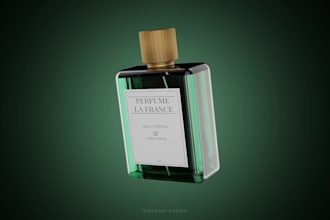 create 3d product animation video, 3d perfume animation cgi, explainer video