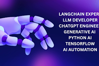 craft bespoke ai solutution using llms, lang chain, gen ai