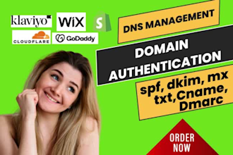 fix dns record for shopify klaviyo mx dmarc dkim spf for email deliverability