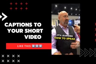 add attractive captions for your tiktok video