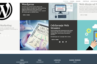 design and create a modern, responsive wordpress website
