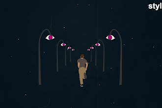 2d hand drawn unique animated music video