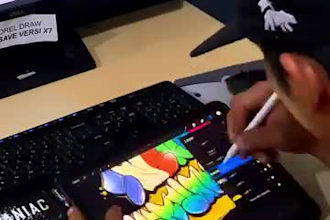 unique digital graffiti designs for branding and merchandise