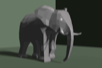 make low poly polygonal 3d models, rigging and animation in blender