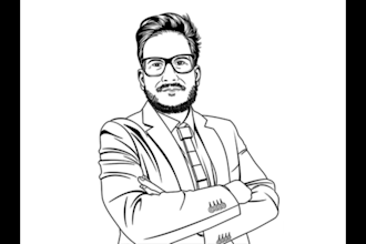 turn your photo into vector line art or coloring book
