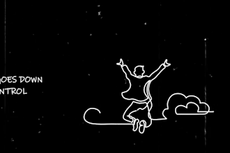 create hand drawn animated lyric video