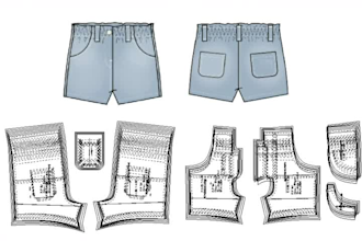 make clothing sewing pattern and grading