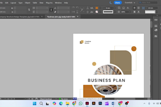 design brochures, company profiles, proposals, annual report