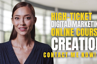 create digital marketing course, email marketing, social media course creation