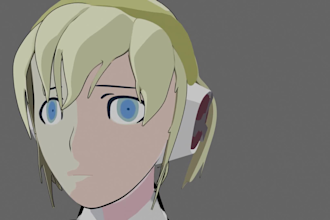 anime characters 3d blender