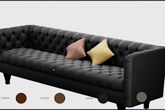 build 3d product configurator web app interactive  threejs webgl saas verge3d ai