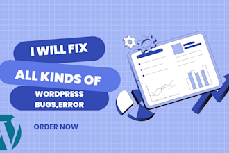 fix wordpress problems, errors, and custom bugs quickly