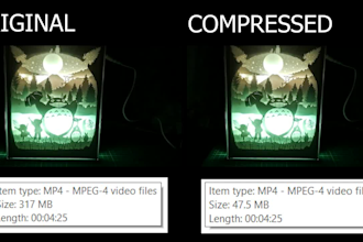 compress video file size up to 80 percent
