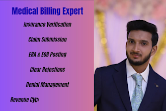 manage medical billing, claim submission, and denial management