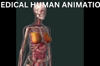 do 3d medical animation, products and industrial animations, explainer videos