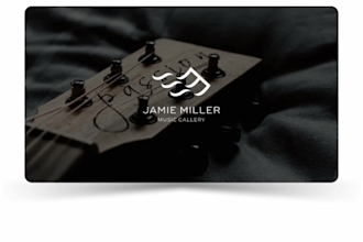 designing monogram logo for musician or personal branding