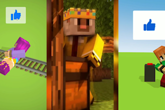 make minecraft short animation for you