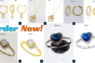 exquisite and artistic jewelry photo retouching in photoshop
