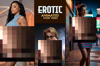 make a nsfw animation from your nsfw art, ai video animation with erotic voice