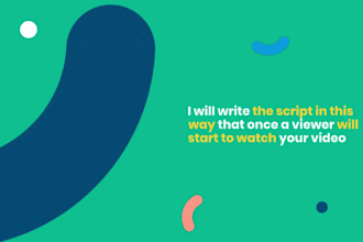 write top 5 or top 10 scripts for your youtube videos
