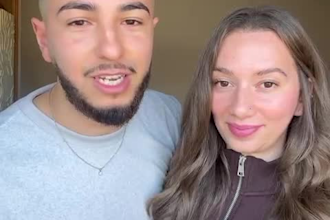 create a tiktok style couple testimonial in luxury home