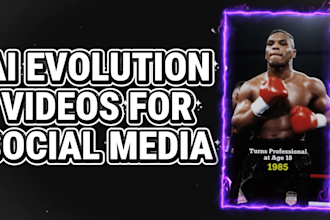 create ai evolution videos for your social media