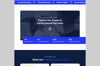 design pharmacy healthcare and medical  website using elementor