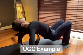 create ugc promotional videos for products, fitness app, wellness, supplements