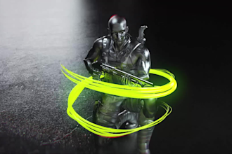 create a superb animation for streamers