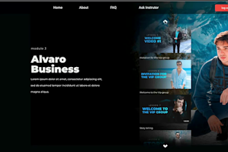build a professional elearning online course and marketing platform
