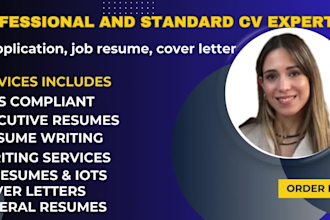 build CV writer template resume maker job application cover letter