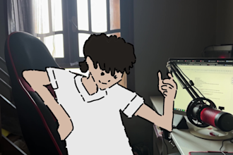 create a frame by frame 2d animation of your characters
