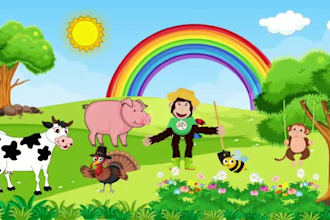 create awesome 2d animation nursery rhyme videos for kids